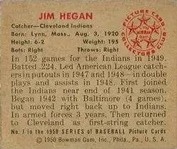 Back of Jim Hegan
