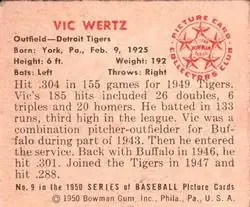 Back of Vic Wertz
