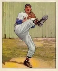 1950 Bowman #19 Warren Spahn