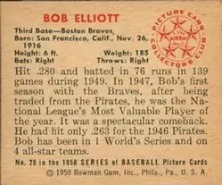 Back of Bob Elliott