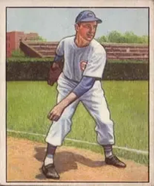 1950 Bowman #24 Johnny Schmitz