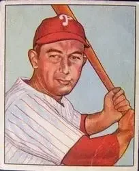 1950 Bowman #30 Eddie Waitkus