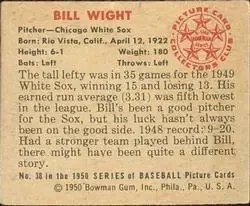 Back of Bill Wight