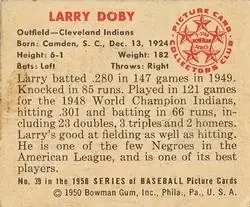 Back of Larry Doby