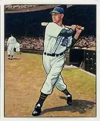 1950 Bowman #41 Walter "Hoot" Evers