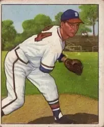 1950 Bowman #57 Vernon Bickford