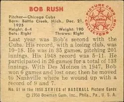 Back of Bob Rush