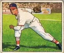 1950 Bowman #72 Howie Pollet