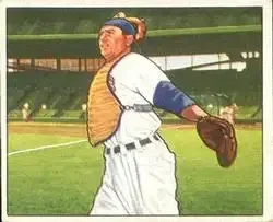 1950 Bowman #78 Mickey Owen