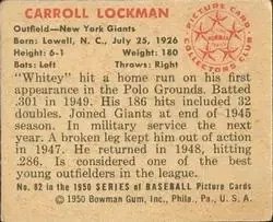 Back of Carroll Lockman
