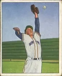 1950 Bowman #82 Carroll Lockman