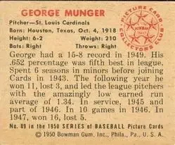 Back of George Munger