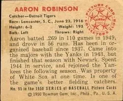 Back of Aaron Robinson