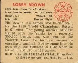 Back of Bobby Brown