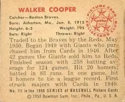 Back of Walker Cooper