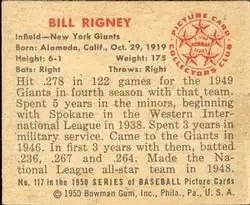Back of Bill Rigney