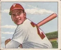 1950 Bowman #121 Andy Seminick
