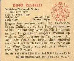 Back of Dino Restelli