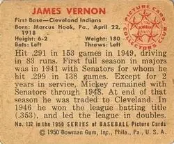 Back of James Vernon