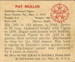Back of Pat Mullin