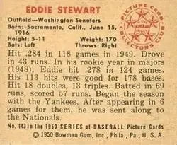 Back of Eddie Stewart