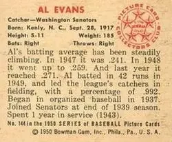 Back of Al Evans