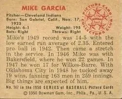Back of Mike Garcia
