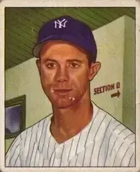 1950 Bowman #154 Gus Niarhos