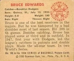 Back of Bruce Edwards