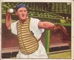 1950 Bowman #165 Bruce Edwards