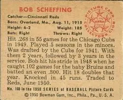 Back of Bob Scheffing