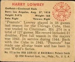 Back of Harry Lowrey