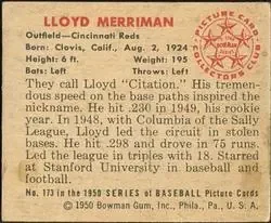 Back of Lloyd Merriman