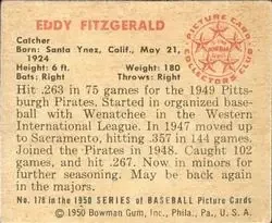 Back of Eddy FitzGerald