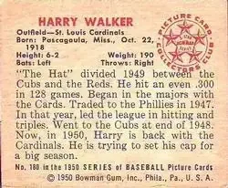 Back of Harry Walker