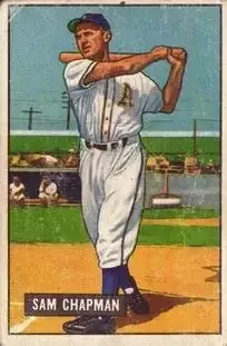 1951 Bowman #9 Sam Chapman