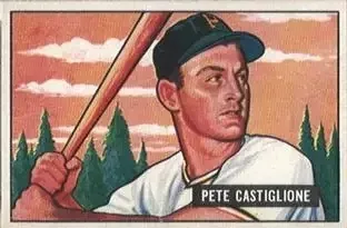 1951 Bowman #17 Pete Castiglione