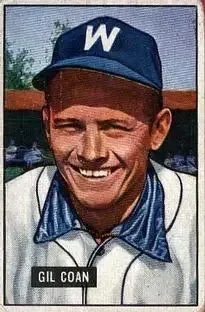 1951 Bowman #18 Gil Coan