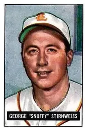1951 Bowman #21 George Stirnweiss