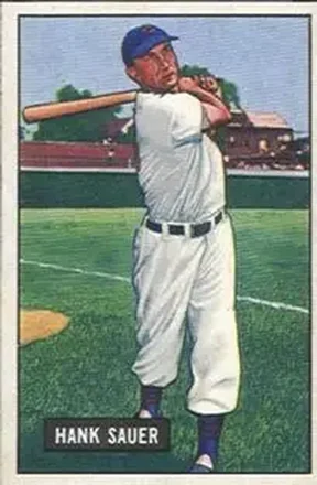 1951 Bowman #22 Hank Sauer