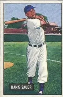 1951 Bowman #22 Hank Sauer