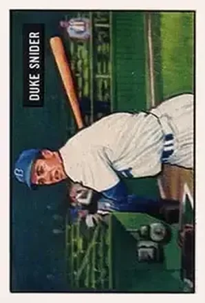 1951 Bowman #32 Edwin "Duke" Snider
