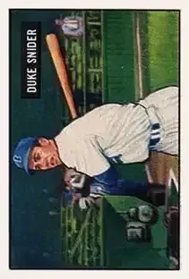 1951 Bowman #32 Edwin "Duke" Snider