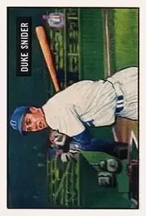 Front of Edwin "Duke" Snider
