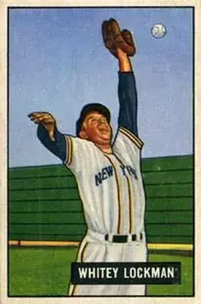 1951 Bowman #37 Carroll Lockman