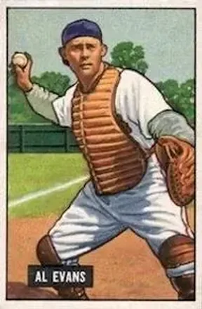 1951 Bowman #38 Al Evans