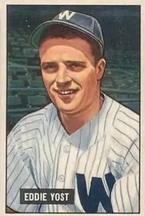 1951 Bowman #41 Eddie Yost