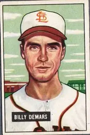 1951 Bowman #43 Billy DeMars