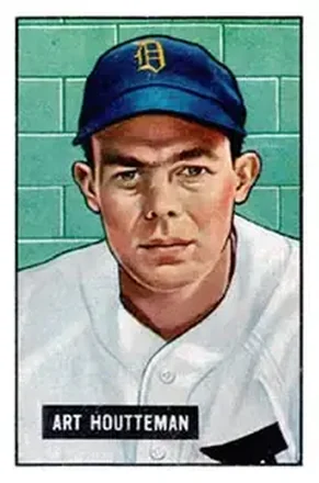 1951 Bowman #45 Art Houtteman
