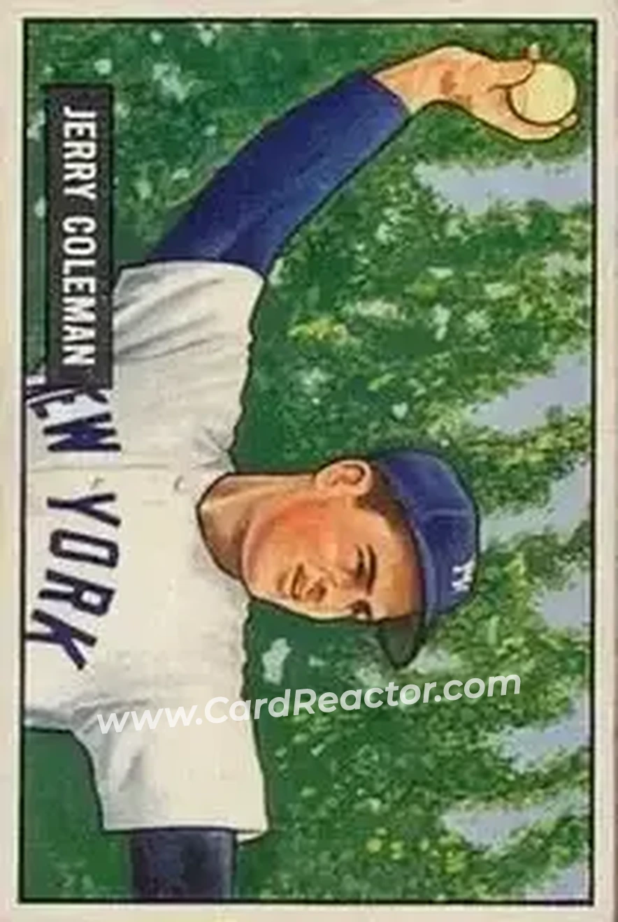 Front of Jerry Coleman